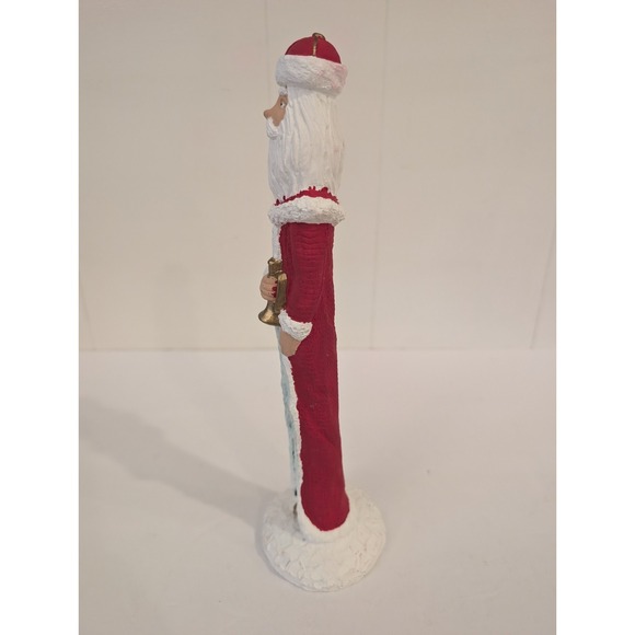 Vintage Christmas Old-World Santa Claus Ceramic Mold Hand Painted 10" Figurine - Picture 4 of 11